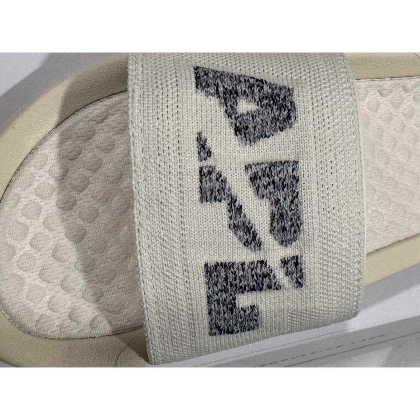 APL Women’s Big Logo Techloom Slide – Pristine/Heather Grey | Size 6 | NEW