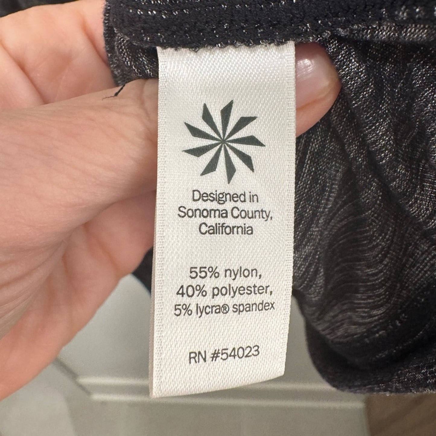 Athleta Tank Top | Black Pattern | Size Large