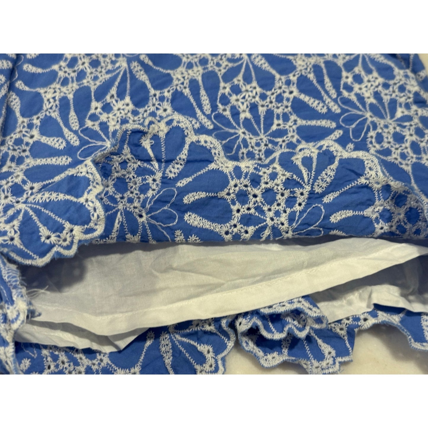 LOFT Riviera Embroidered Eyelet Shorts – Size 12 – NEW