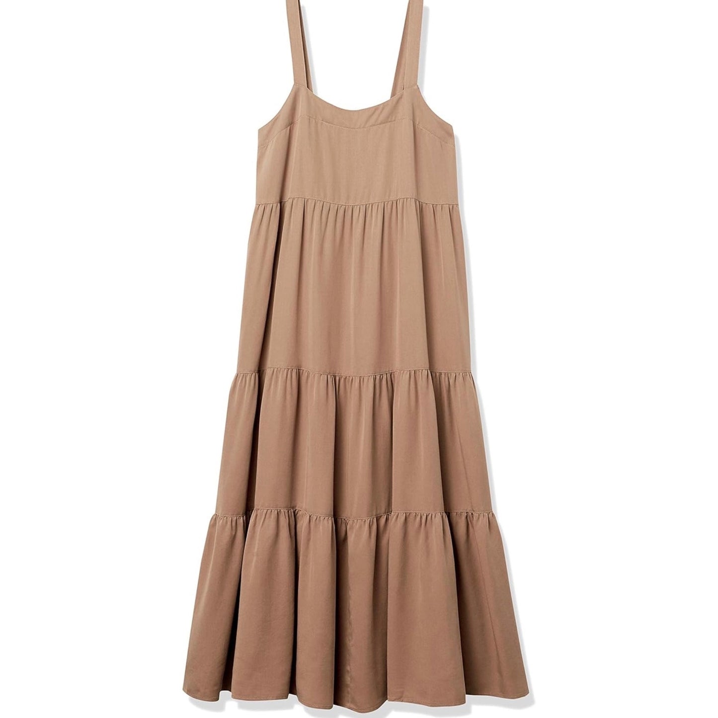 The Drop Britt Maxi Dress — Mushroom — Size Small — NEW