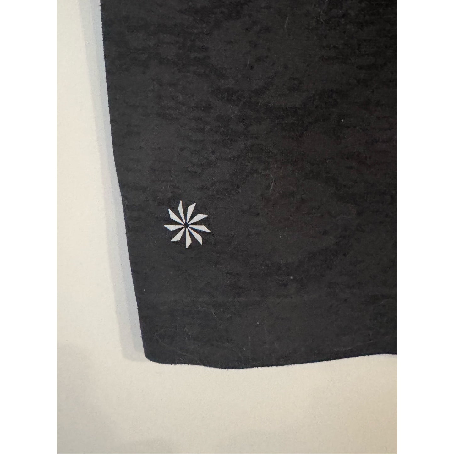 Athleta Racerback Tank Top Black Textured Size XL Athletic Activewear