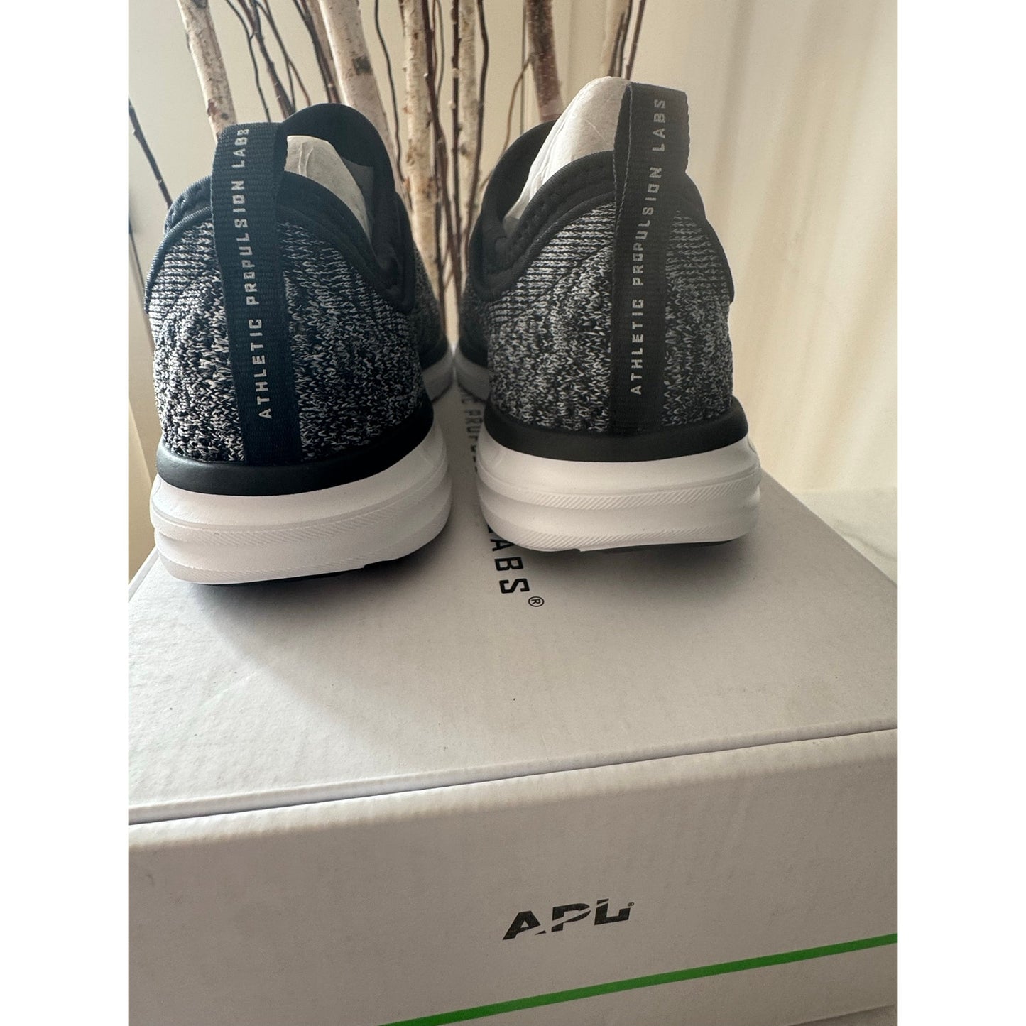 APL TechLoom Phantom W Sneakers Women's 5.5 Black White Melange NEW