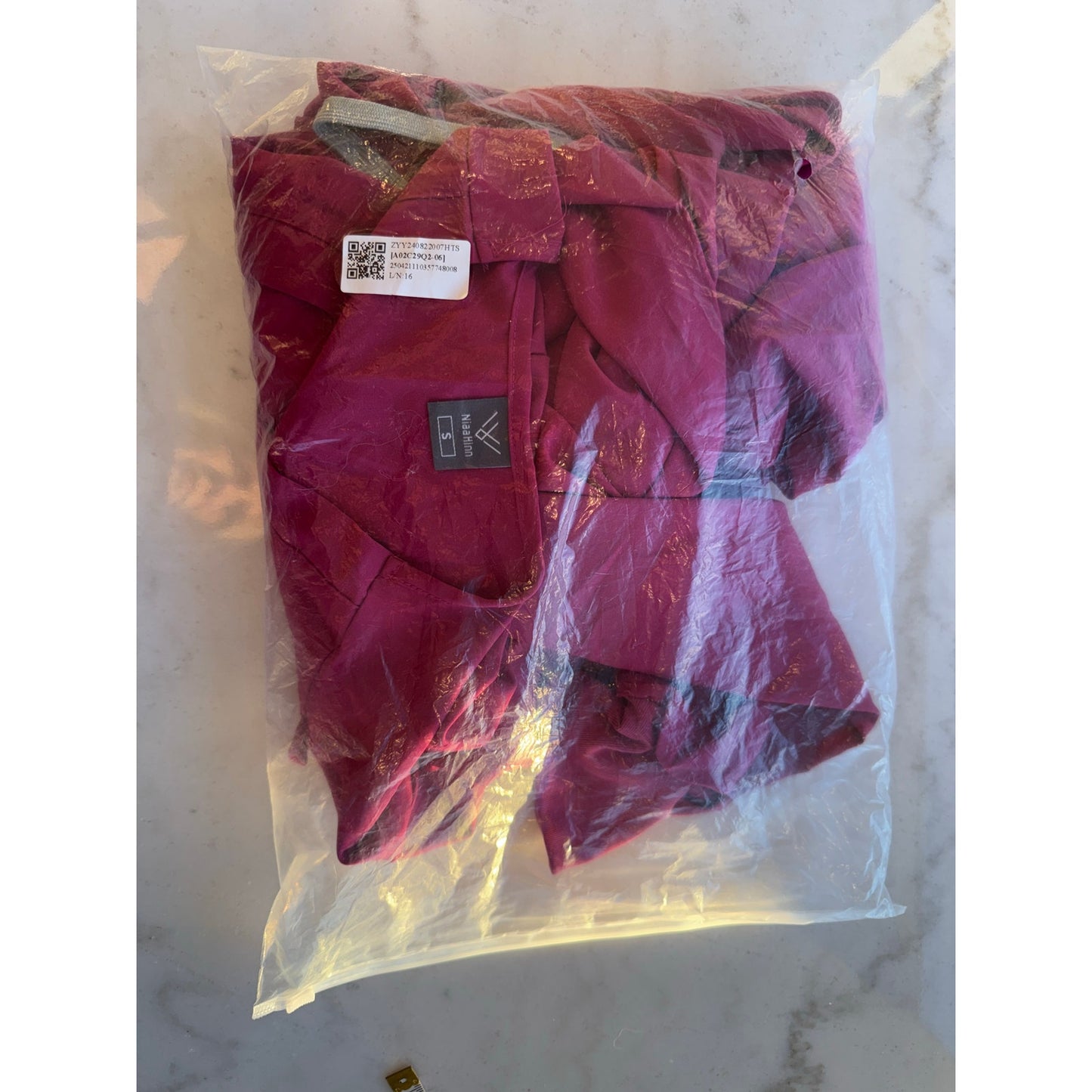 Niaahinn Scrub Suit Set Shirt+jogger– Hot Pink (Size Small) – NWT