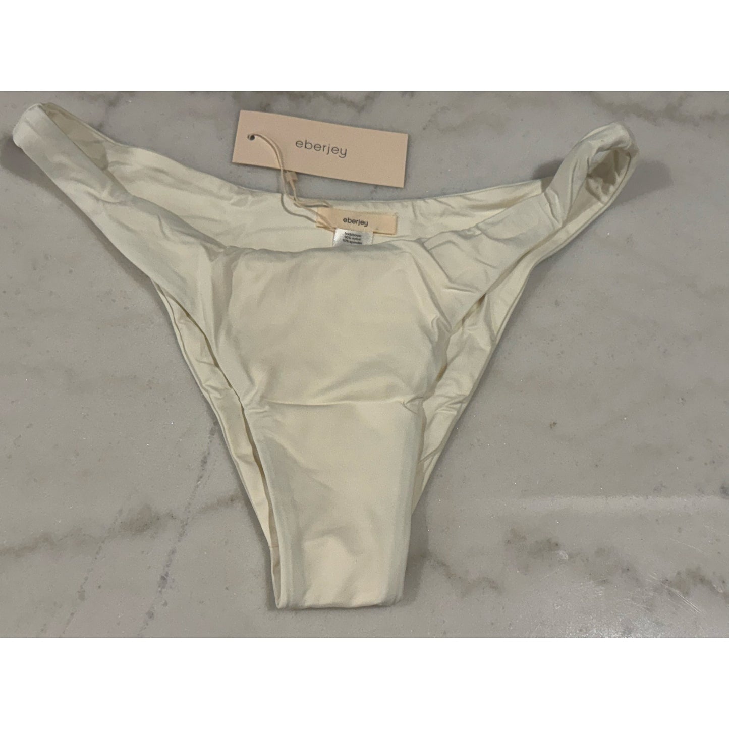 Eberjey So Solid Dree Bikini Bottom – ECRU – Size Small NWT