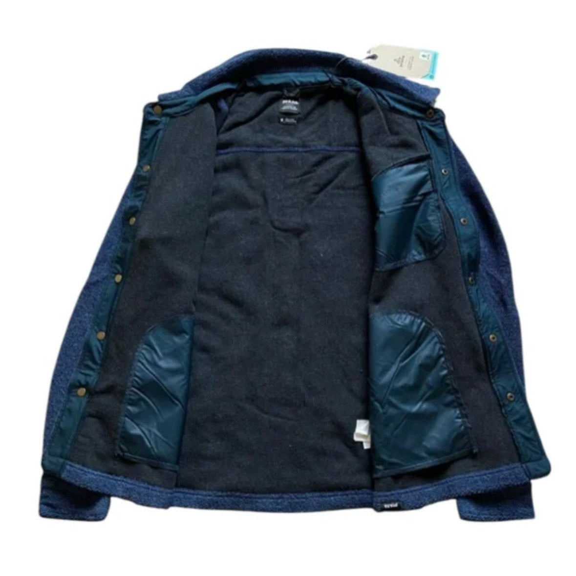 prAna IncrediWool Overshirt XL – Stormy Night Heather – NWT