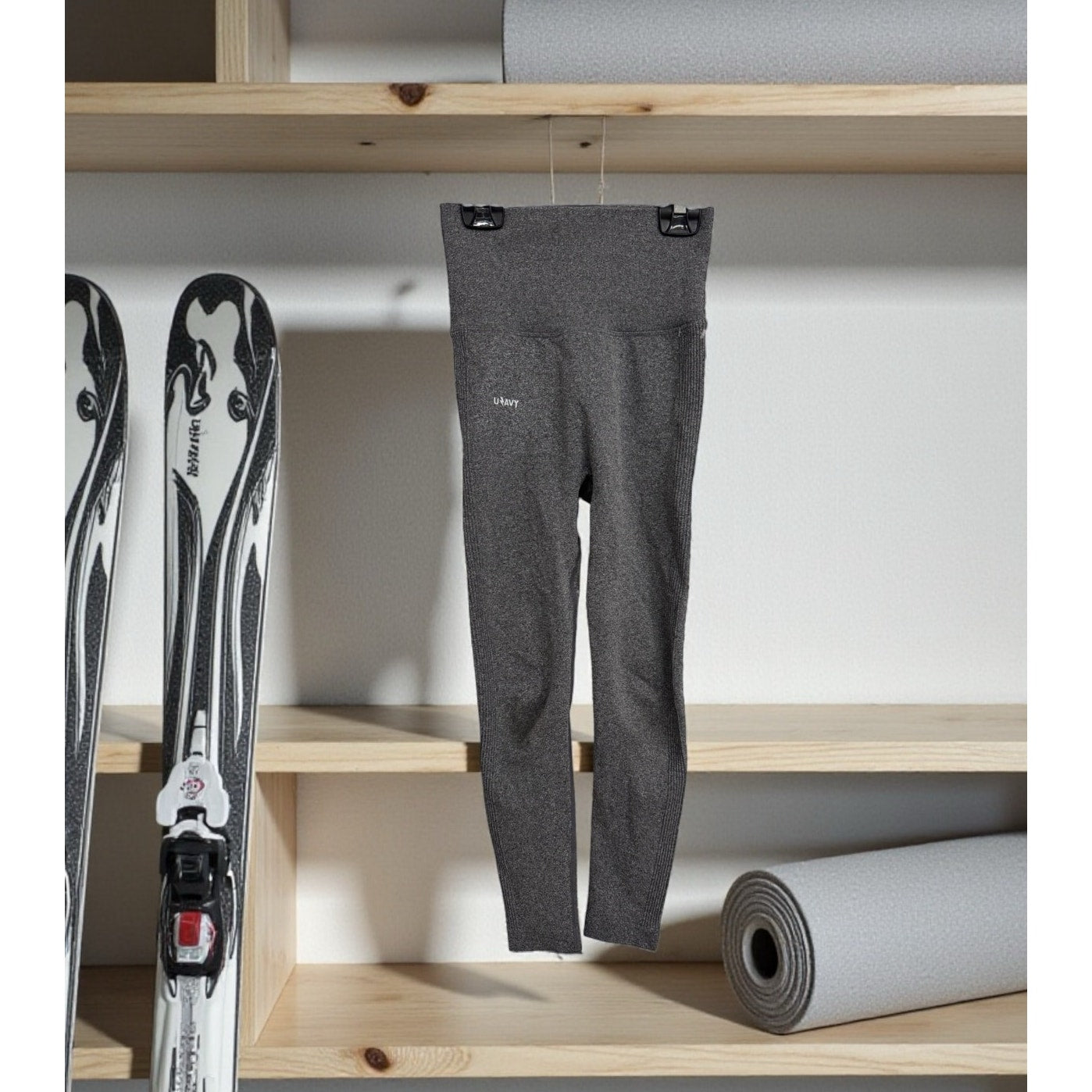 Uzavy Seamless Sculpting Base Layer Leggings | XS | Gray | NEW