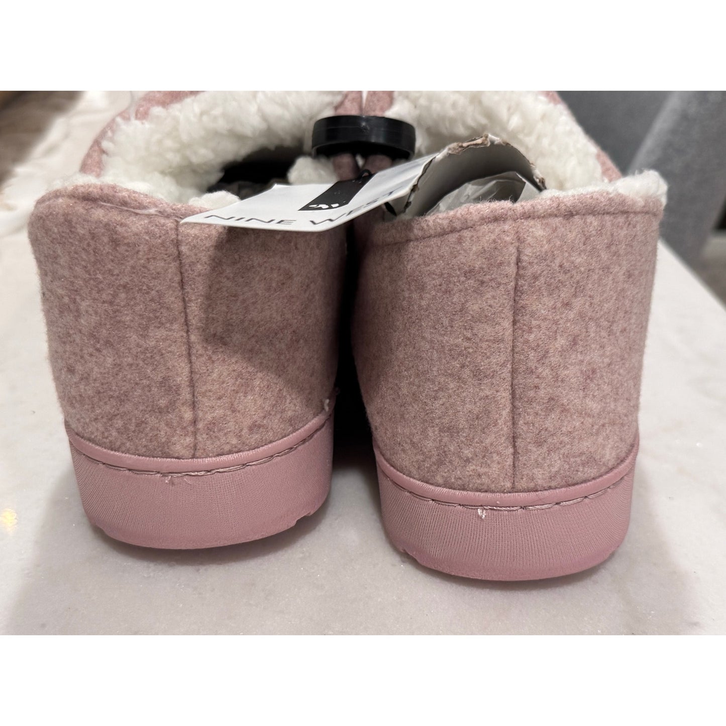 Nine West Cozy Slippers | Pink |  NEW | Size 7–8