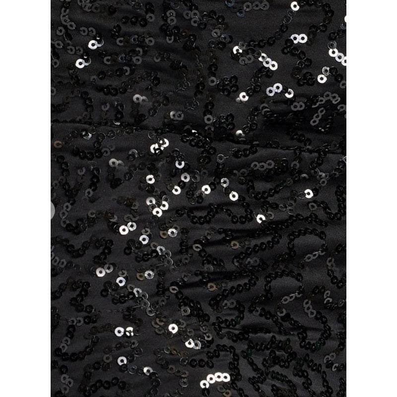 Tipsy Elves Black Sequin Leggings NEW Size Medium High Waisted Party Pants