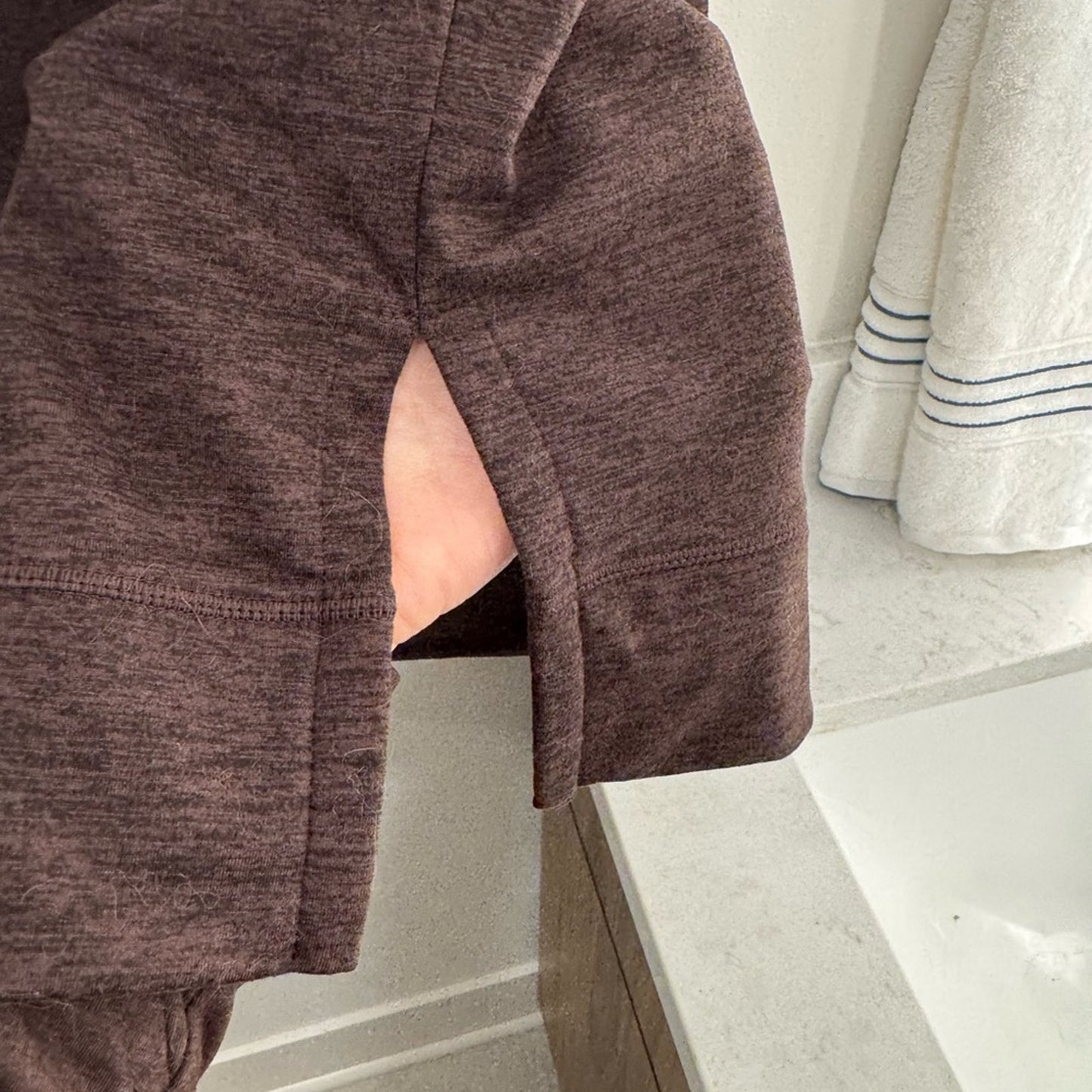 Storm Creek Sidekick Crew Long Sleeve | Rosewood Color | Size Large