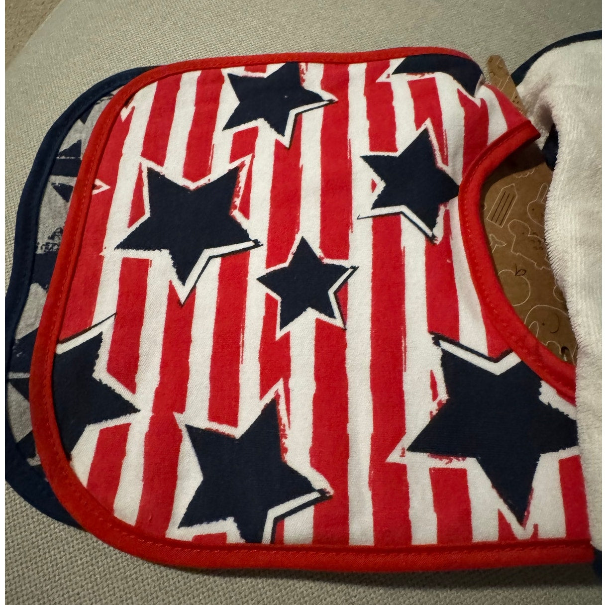 Baby Essentials Patriotic Bib & Sock Set – NWT | 0-6 Months