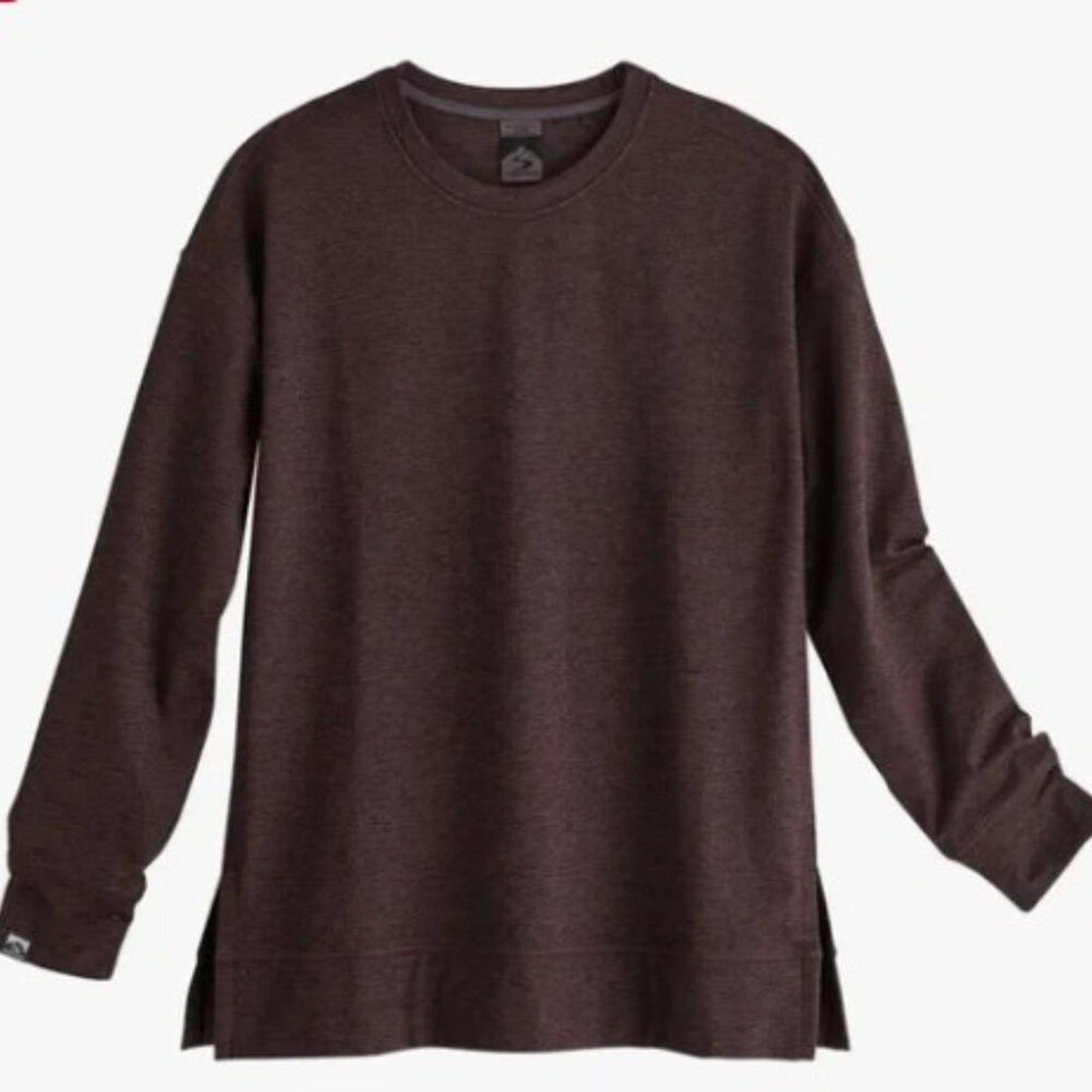 Storm Creek Sidekick Crew Long Sleeve | Rosewood Color | Size Large