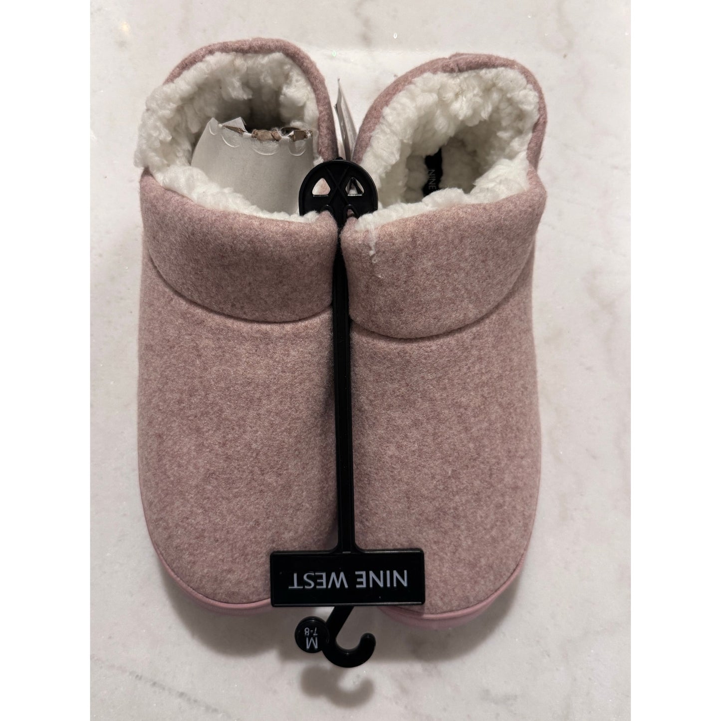 Nine West Cozy Slippers | Pink |  NEW | Size 7–8