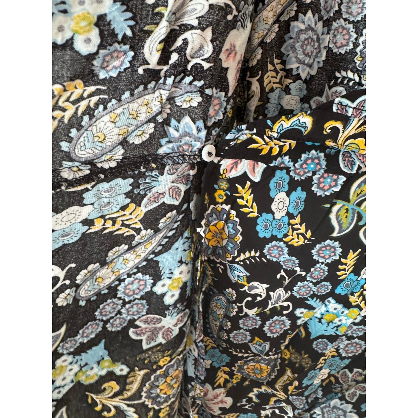 Hayden LA Black Floral Wrap Dress High Low Boho Ruffle Size Small NEW