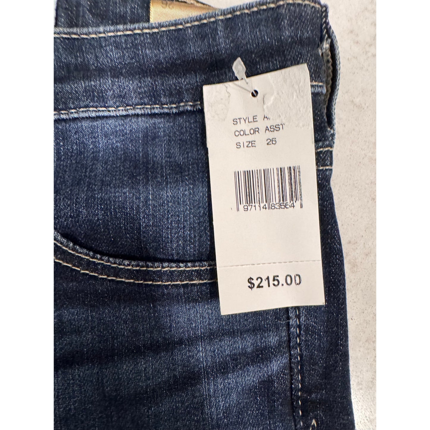 AG Adriano Goldschmied Stilt Cigarette Jeans NWT Medium Wash Size 26