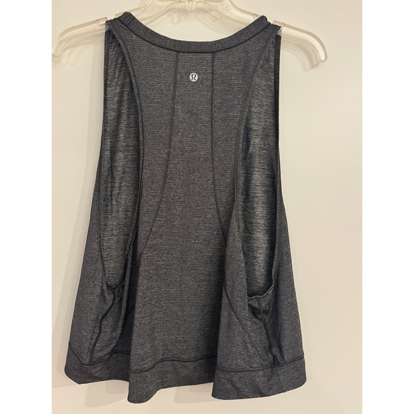 Lululemon Pace Perfect Tank | Size Large | Heathered Black Gray