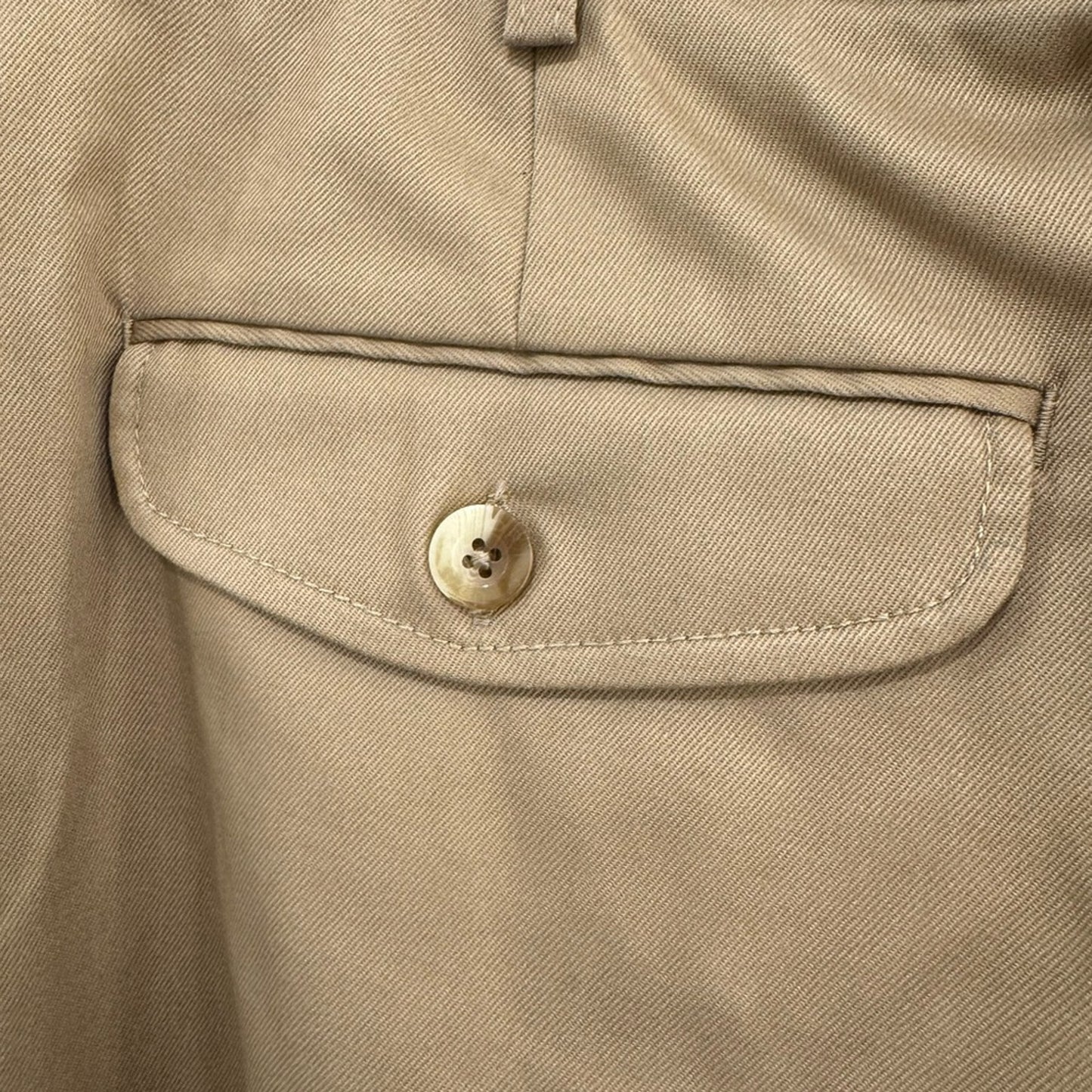 Trinidad Pleated Chino Pants | Tan | Men's Size 32 NWT