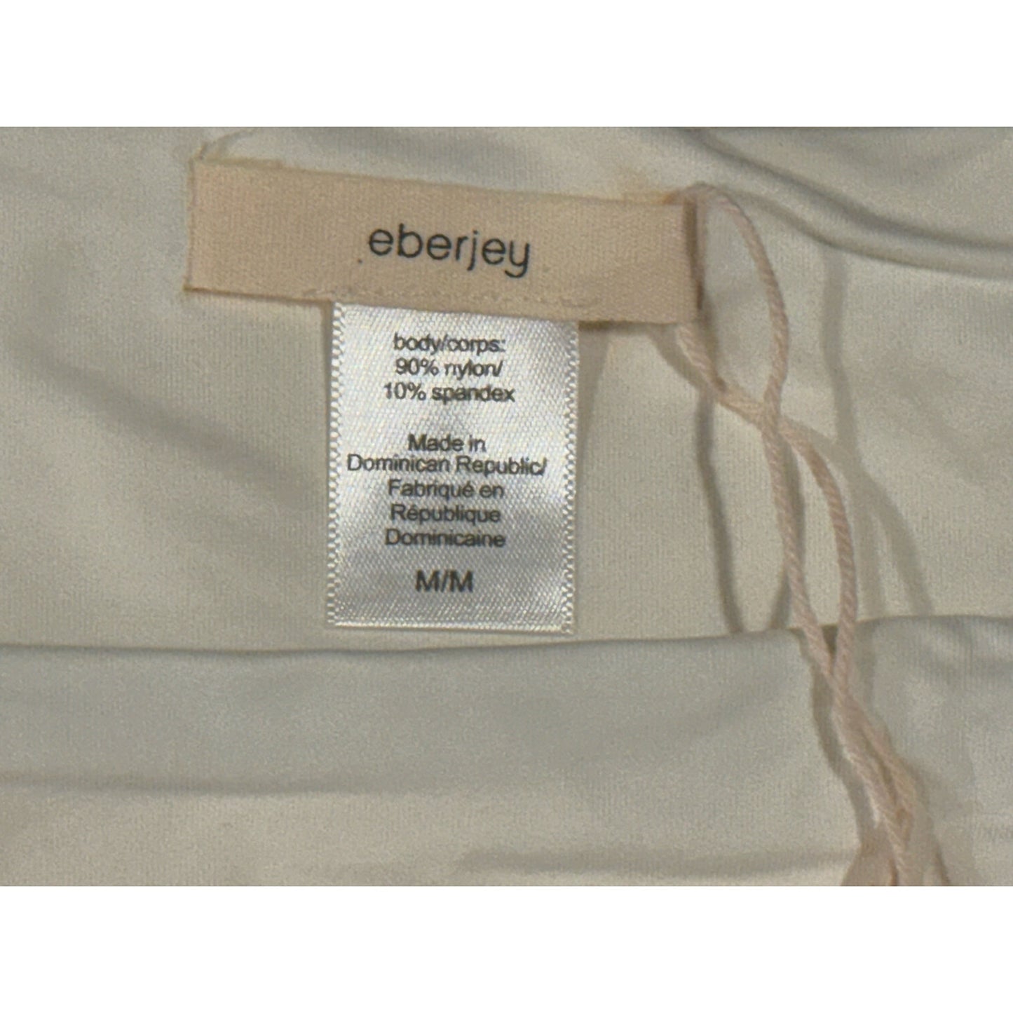 Eberjey So Solid Moderate Bikini Bottom – Ecru – Size Medium NWT