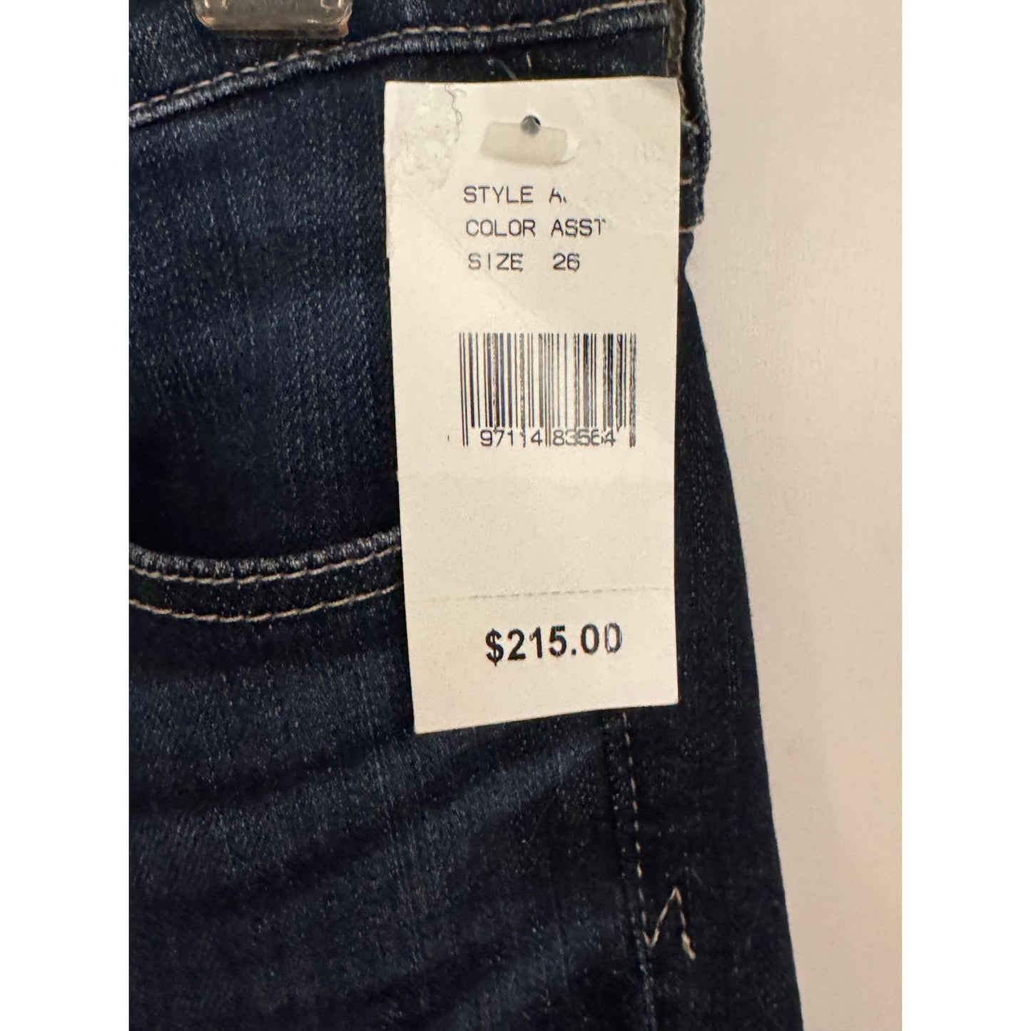 AG Adriano Goldschmied Stilt Cigarette Jeans NWT Medium Wash Size 26