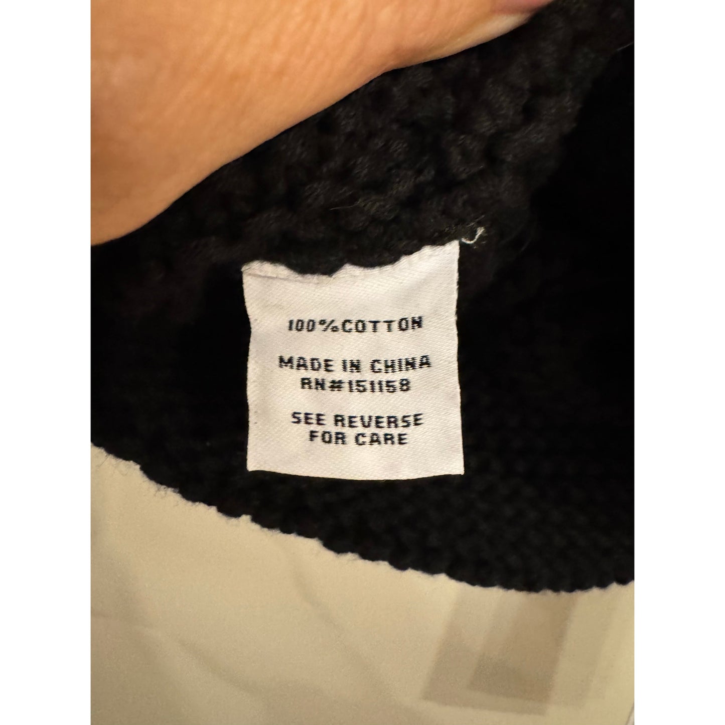 525 America Black Knit Halter Sweater Tank Top L NWT