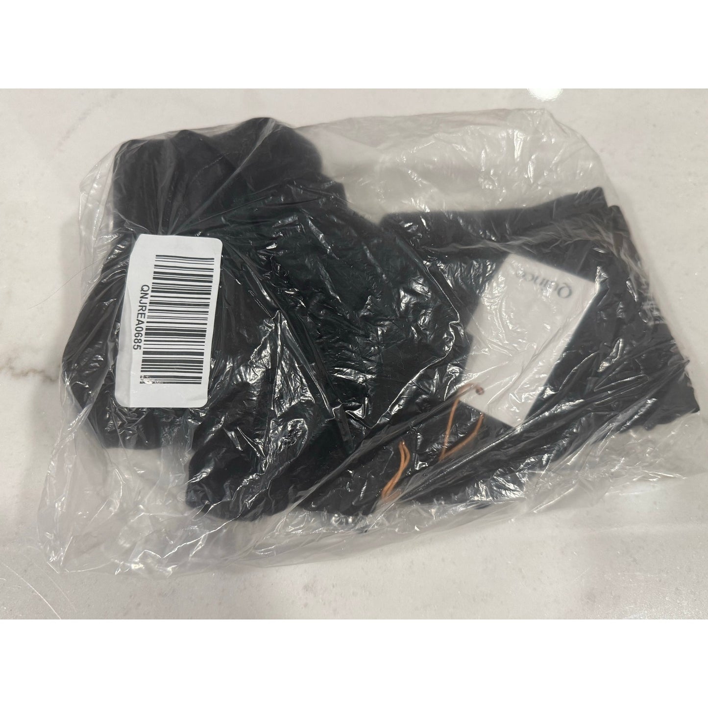 Quince Shaping High-Waisted Thong 3-Pack XL Black Seamless Compression NEW