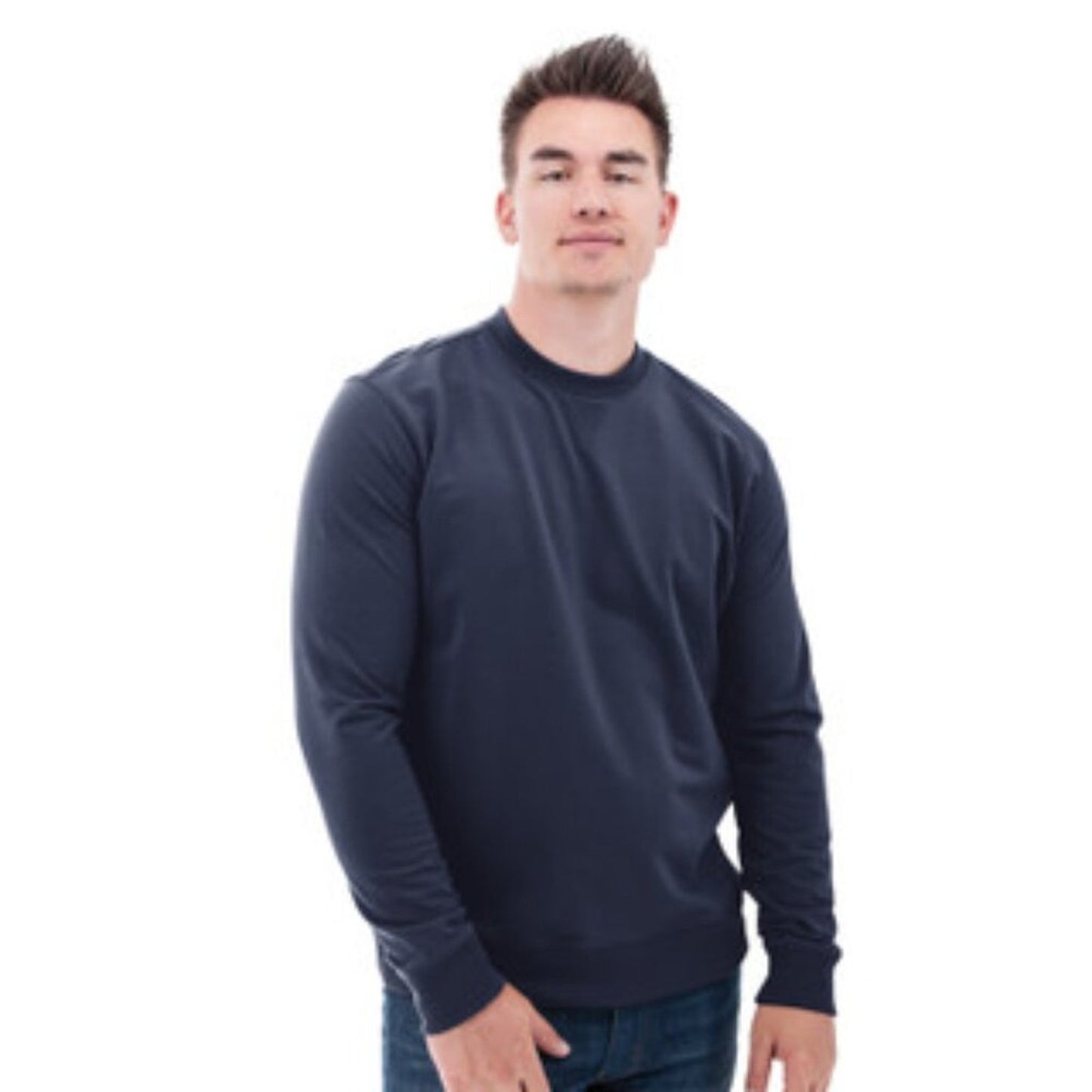 Old Ranch Men’s Waffle Knit Long Sleeve Shirt NWT | Navy | Size Small