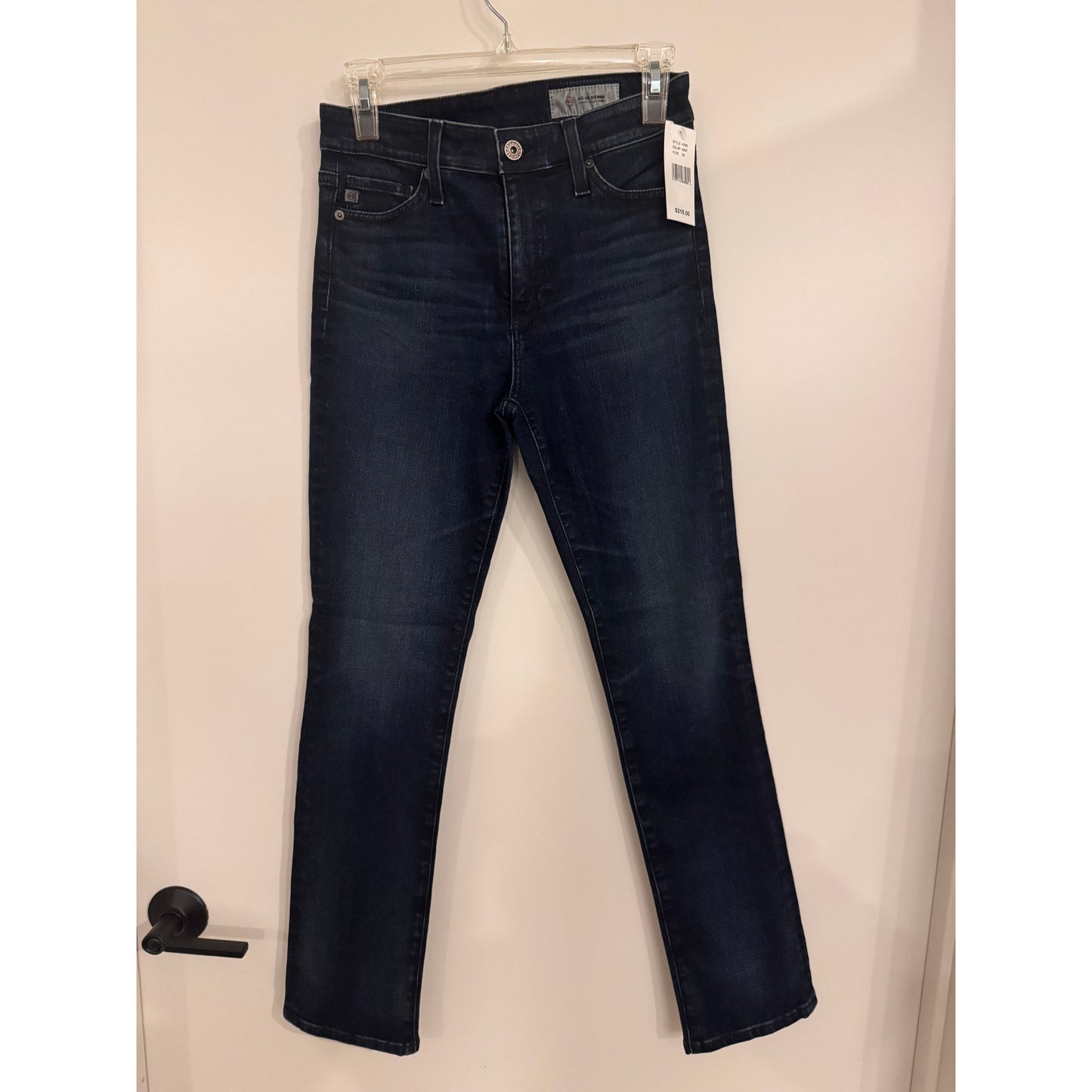 AG Adriano Goldschmied Dark Wash Straight Jeans NWT Size 26R