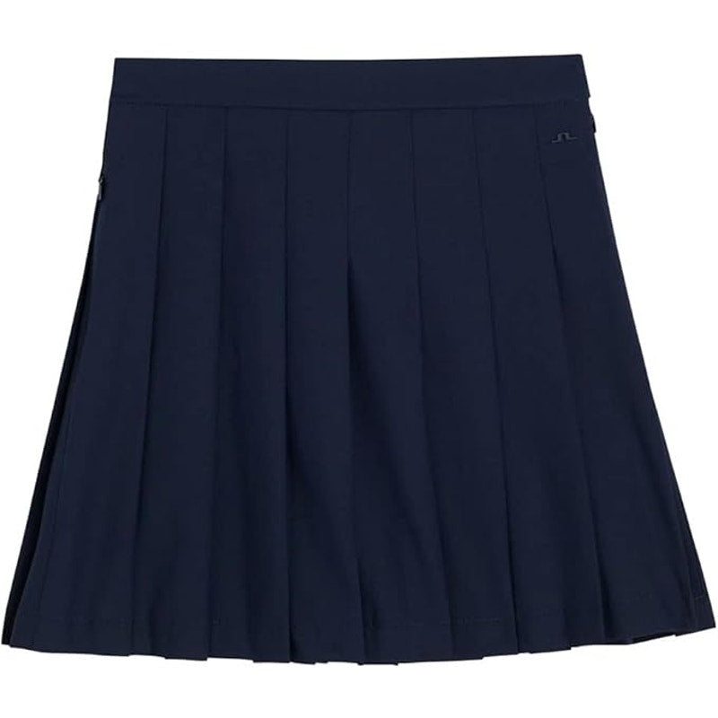 J.Lindeberg Adina Pleated Golf Skirt Medium Navy Includes Matching Shorts NEW