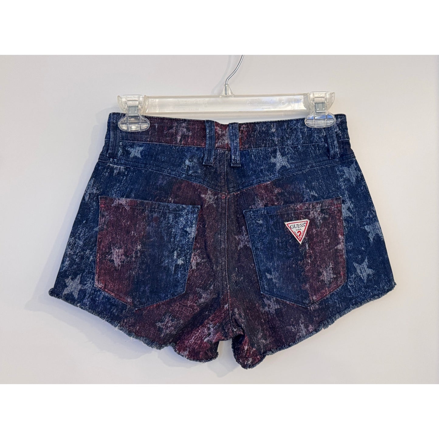 GUESS Star Print High-Rise Denim Shorts – NWT – Size 25