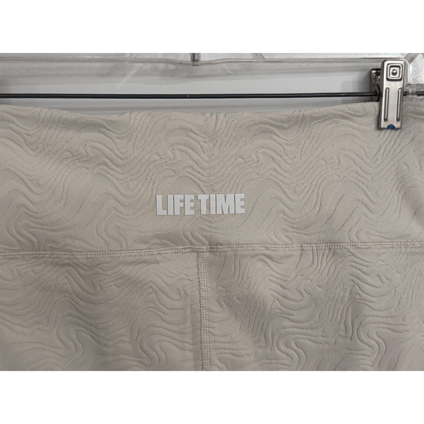 Women's Ripple 7/8 Legging Life Time Branded | Chalk | Large NWT