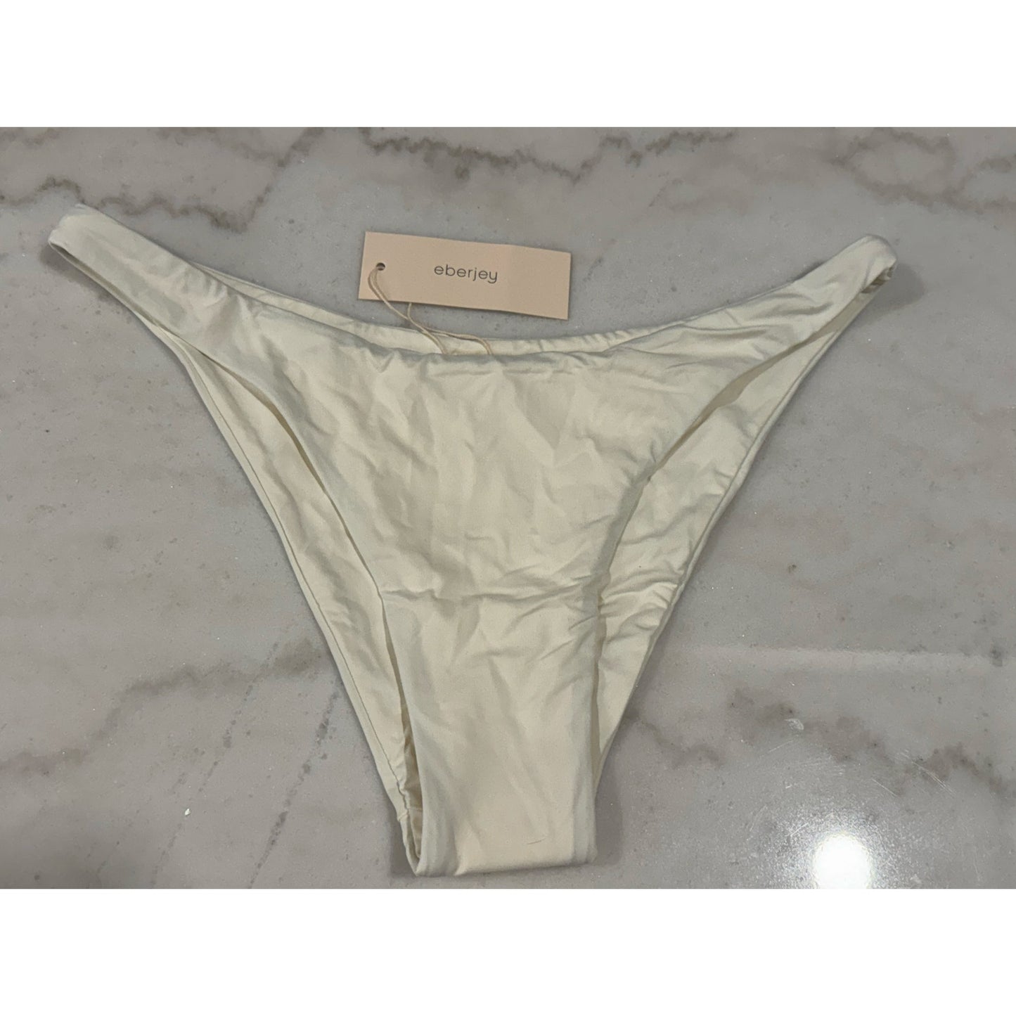 Eberjey So Solid Dree Bikini Bottom – ECRU – Size Medium NWT