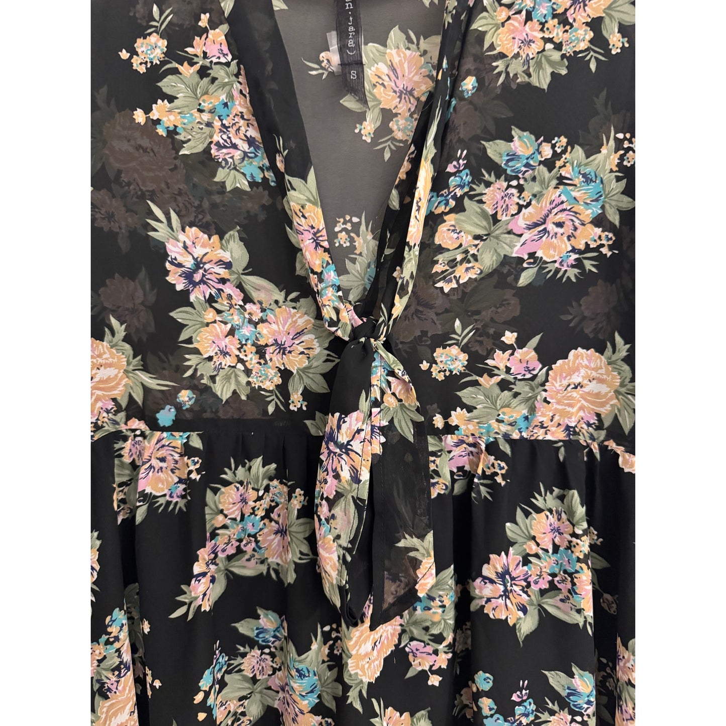 Banjara Floral Babydoll Mini Dress | Size Small