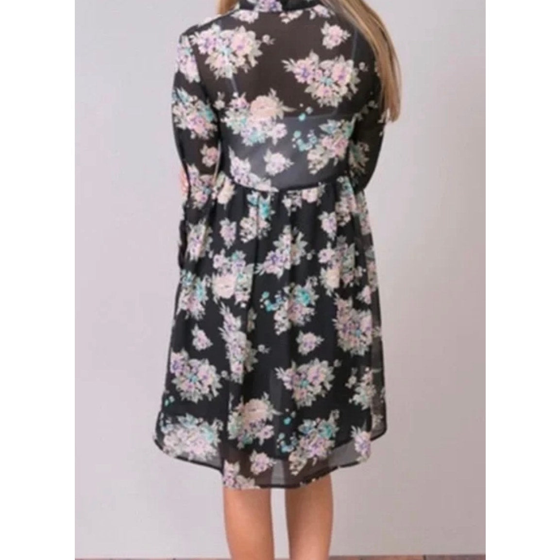 Banjara Floral Babydoll Mini Dress | Size Small