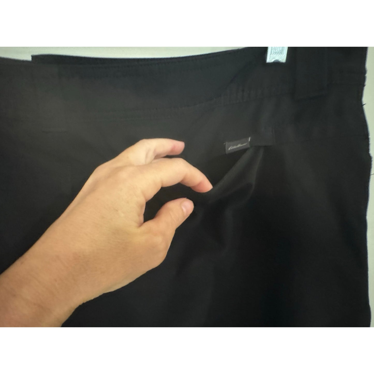 Eddie Bauer Adventurer 2.0 Skort Black Size 16 UPF 50 Stretch Golf Hiking Trave