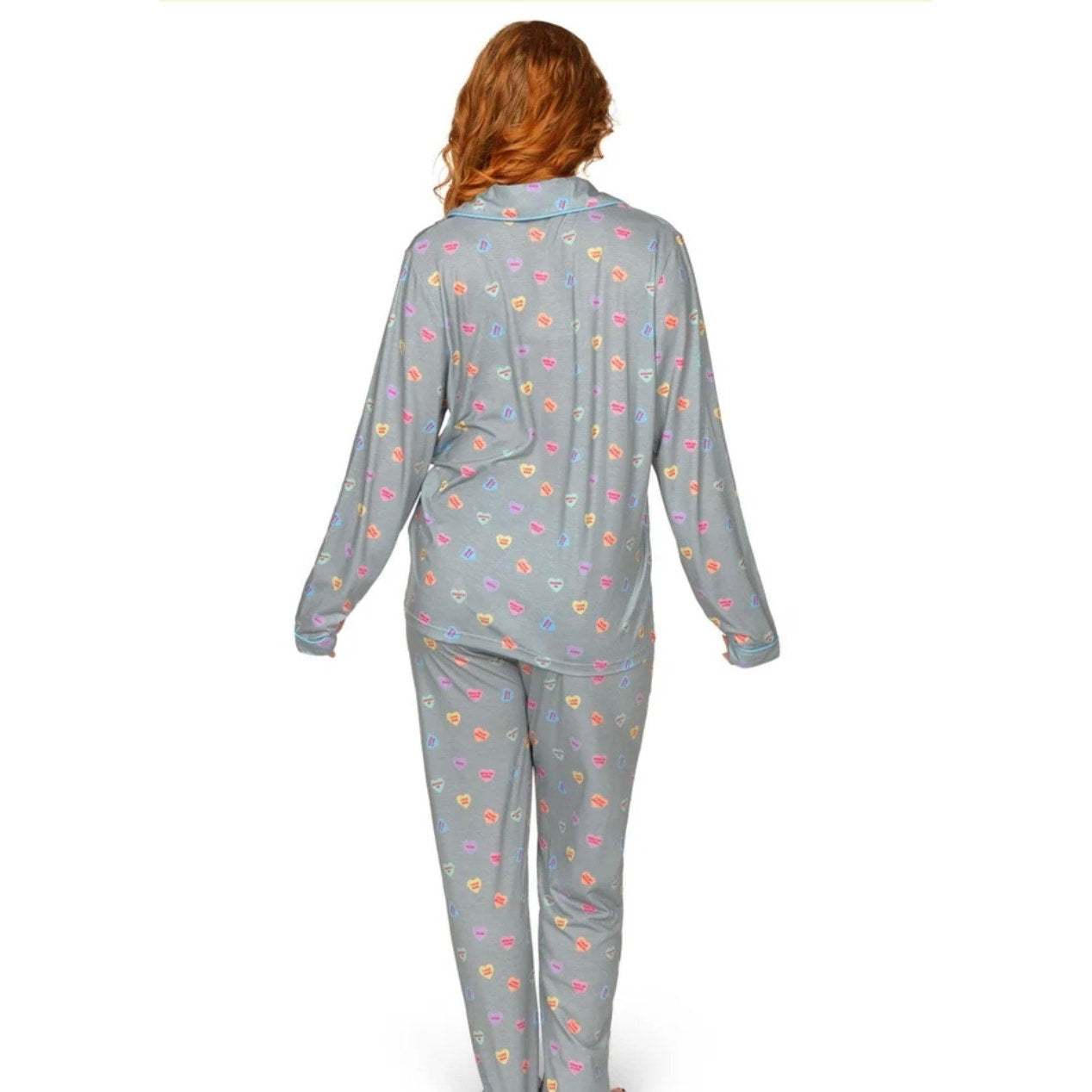 Tipsy Elves Candy Hearts Pajama Set NEW Oversized Valentine Lounge Set