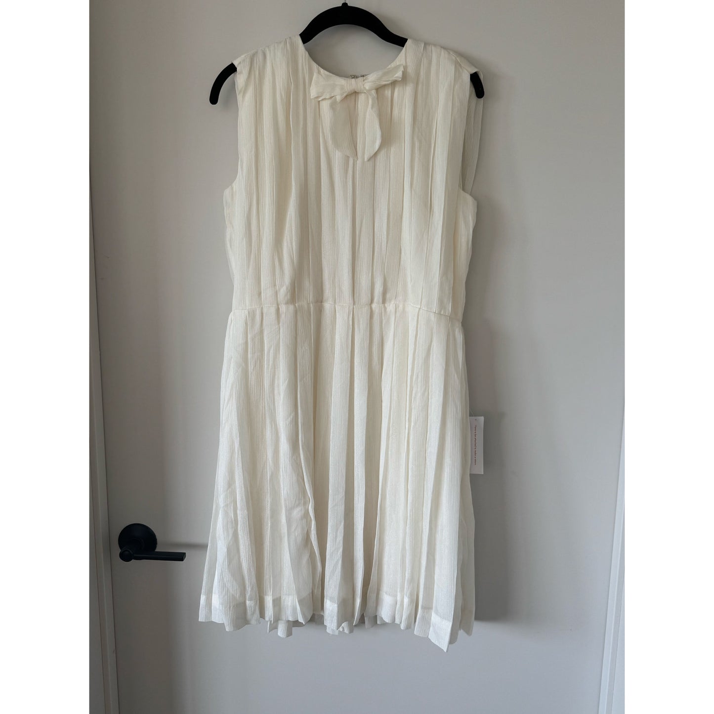 ModCloth “The Pleat-est Things” Mini Dress – Ivory | Size Medium | NEW