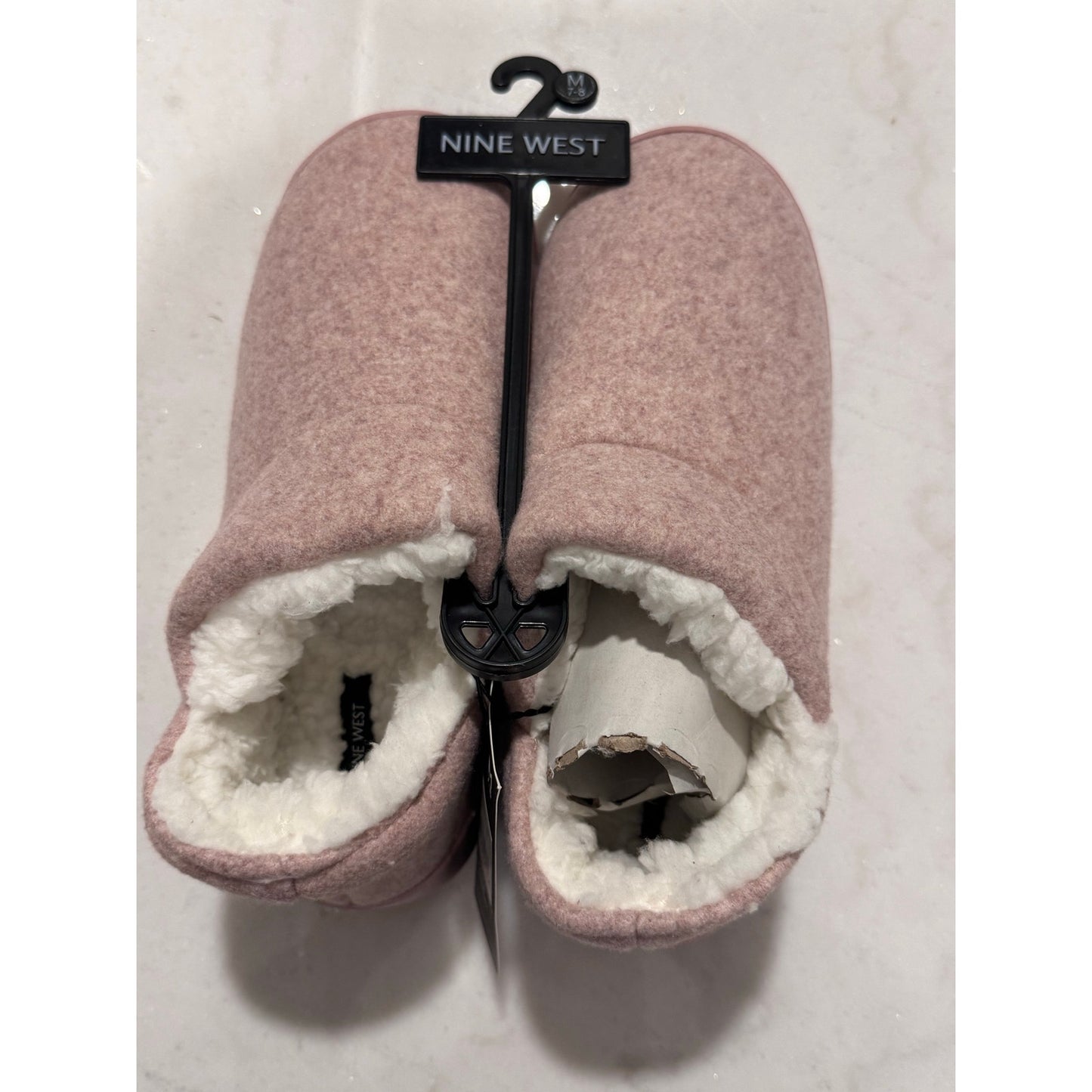 Nine West Cozy Slippers | Pink |  NEW | Size 7–8