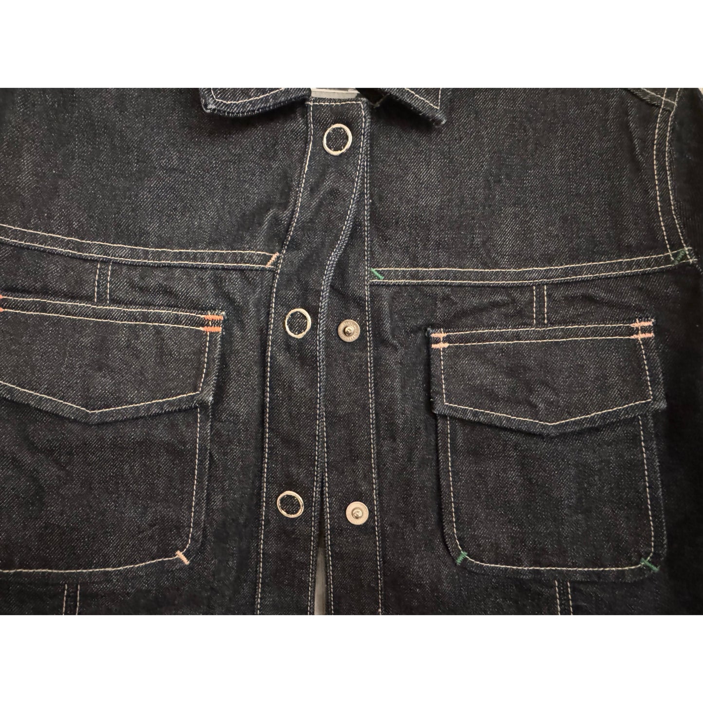 AG Adriano Goldschmied Dark Wash Denim Jacket Slit Back Size Small NEW