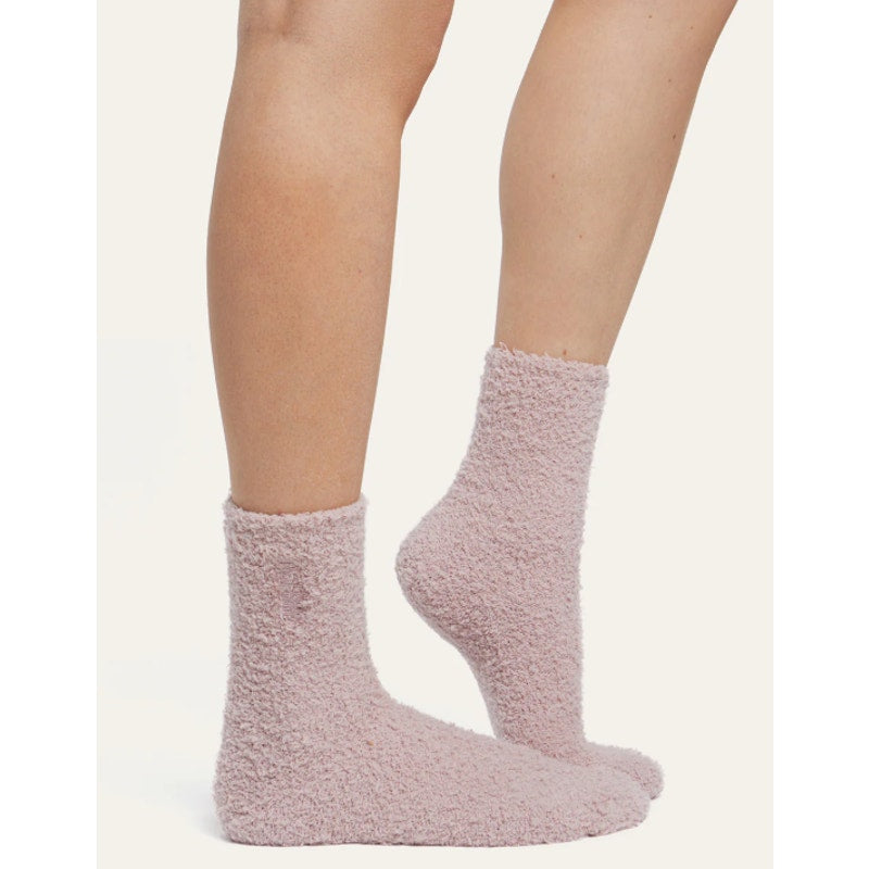 UnHide Softie Socks 2 Pack Pink and Grey Plush Lounge Socks NEW