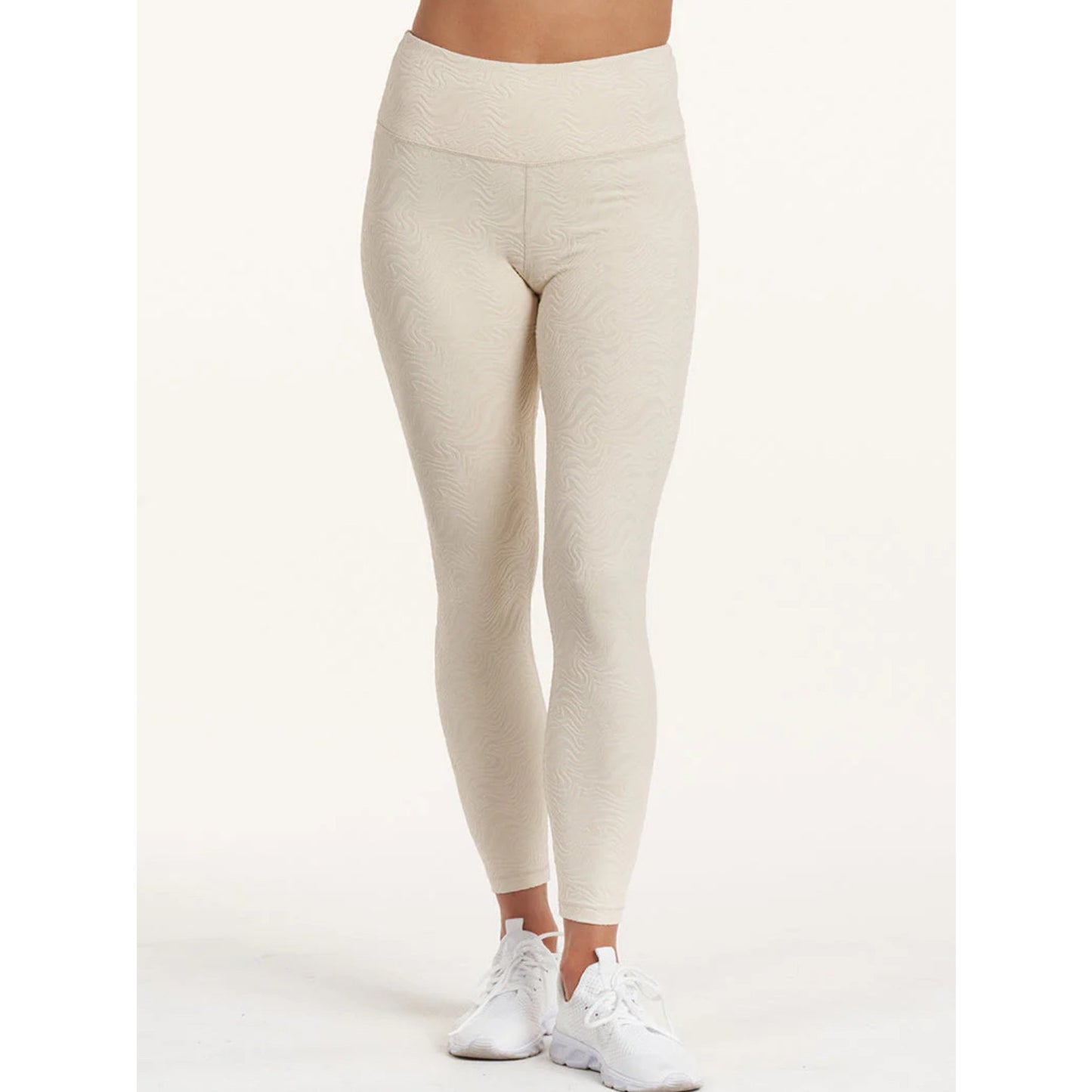 Women's Ripple 7/8 Legging Life Time Branded | Chalk | Large NWT