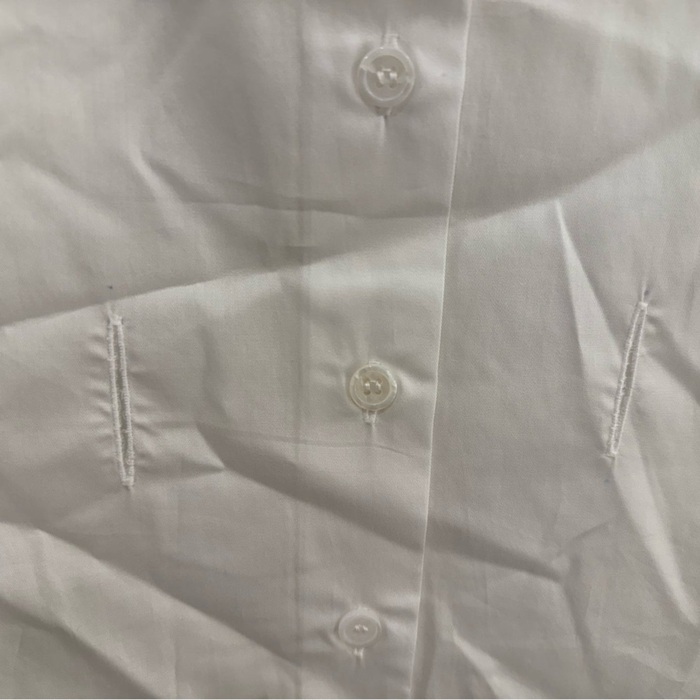 Harshman Mariel Tunic  White w/ Blue Stripe Belt | Size Large NWT